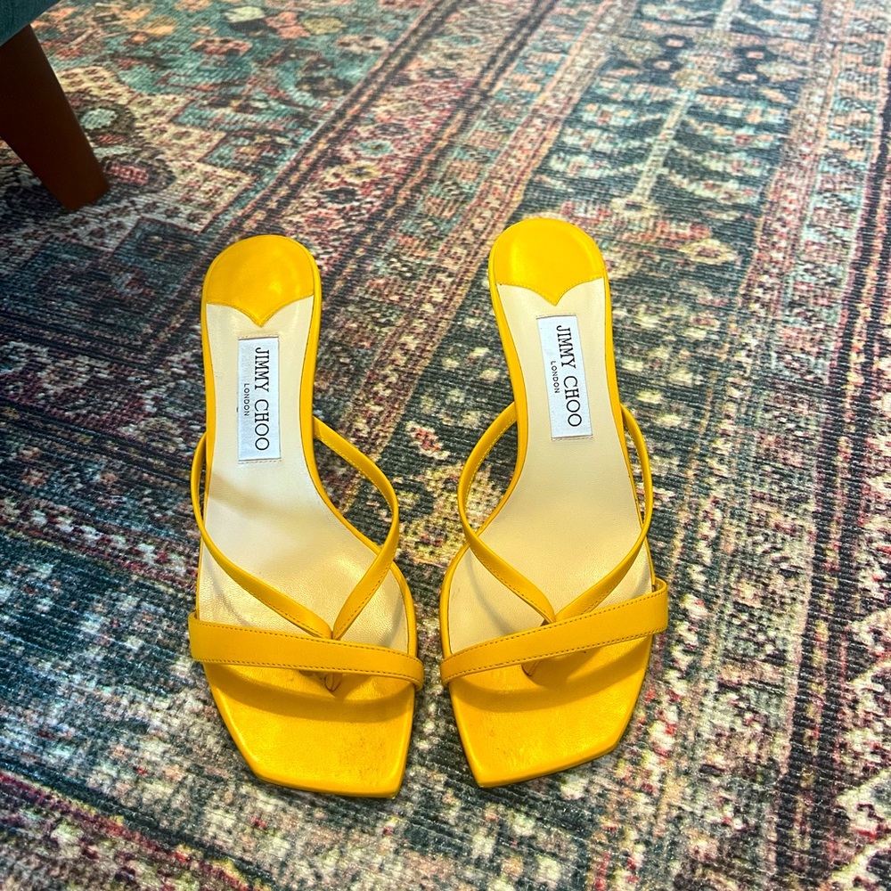 Jimmy Choo Maelie 70 Leather Sandal